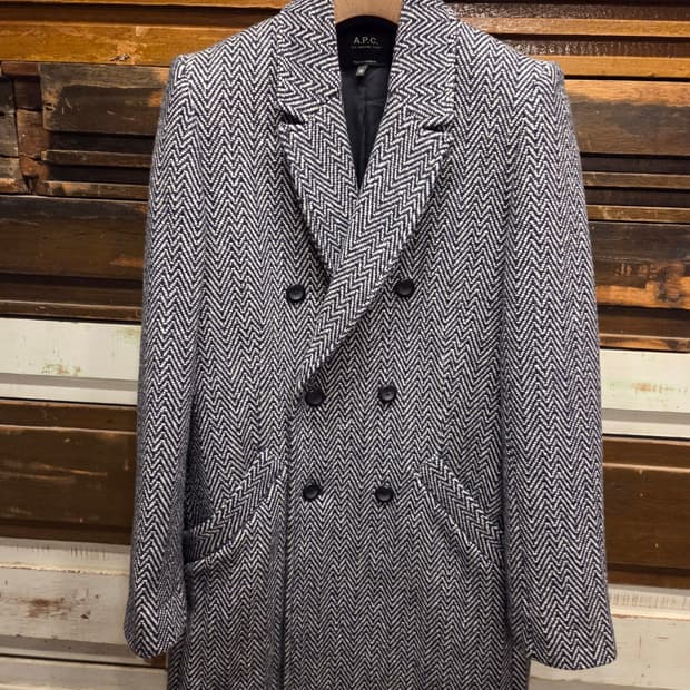 아페세 더블브레스티드코트 