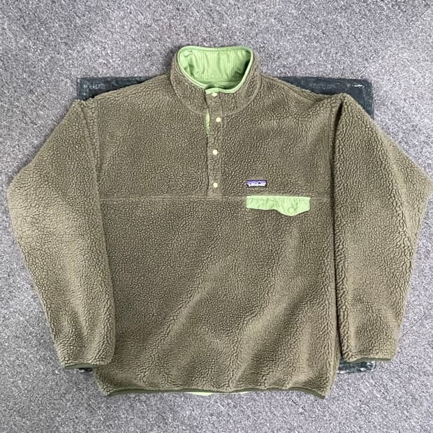 [L] 파타고니아 빈티지 글리세이드 스냅티 카키/그린