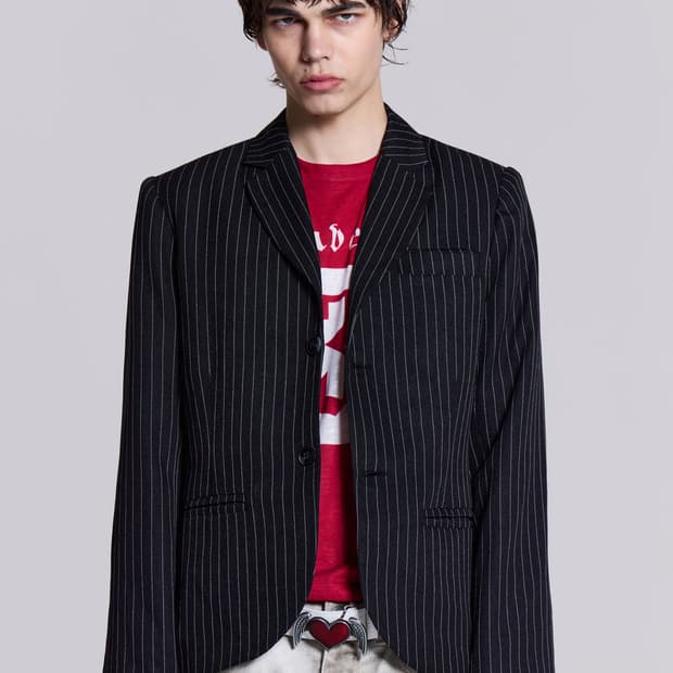 제이디드 런던 스트라이프 자켓