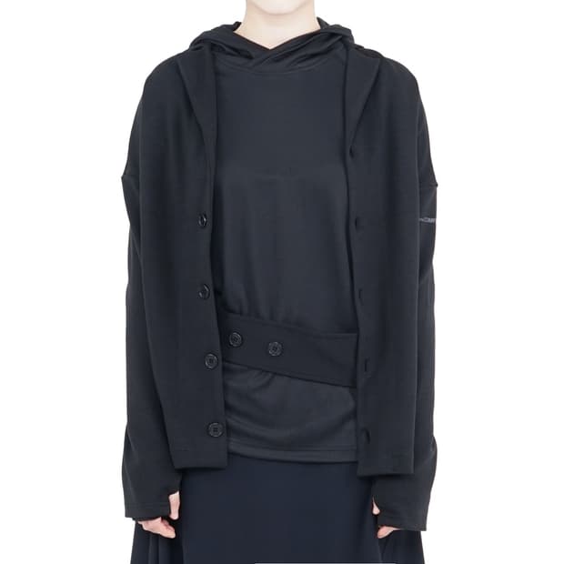 지초이 25-003 이지 자켓 블랙