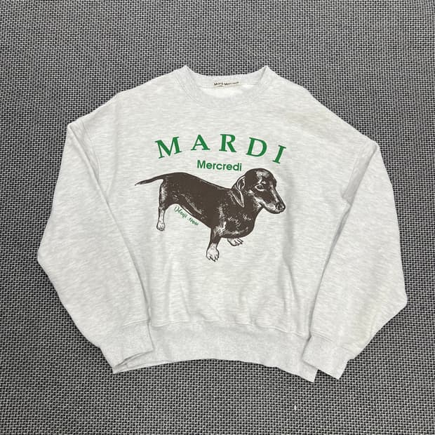 마르디메크르디 닥스훈트 맨투맨