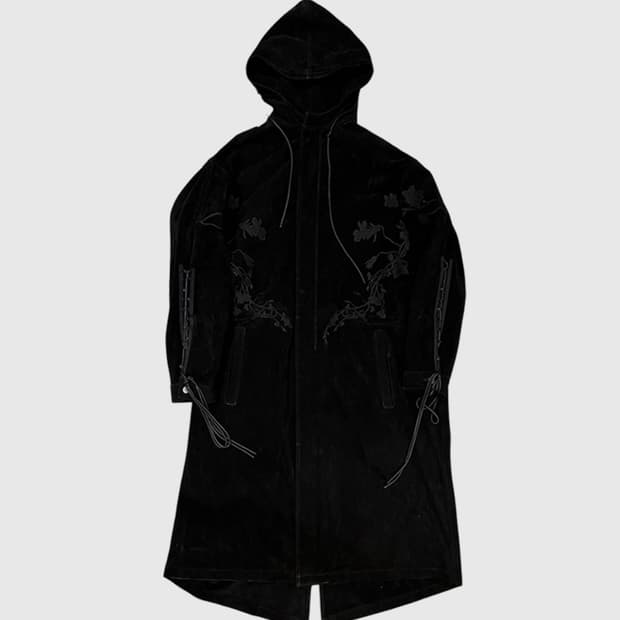 언더마이카 스웨이드 모즈 코트