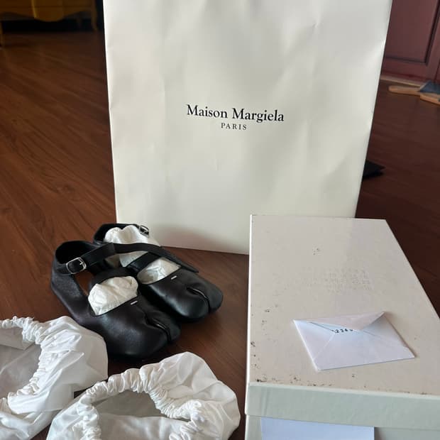 메종 마르지엘라 타비 메리제인 발레리나 블랙 36.5 풀구성