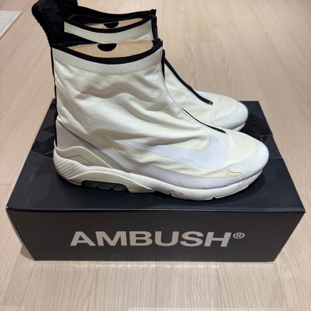 나이키 에어맥스x앰부쉬 180 하이 270 화이트