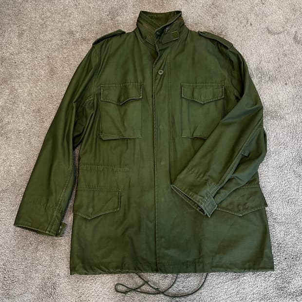 빈티지 트루스펙 밀리터리 M-65 필드 자켓M-L
