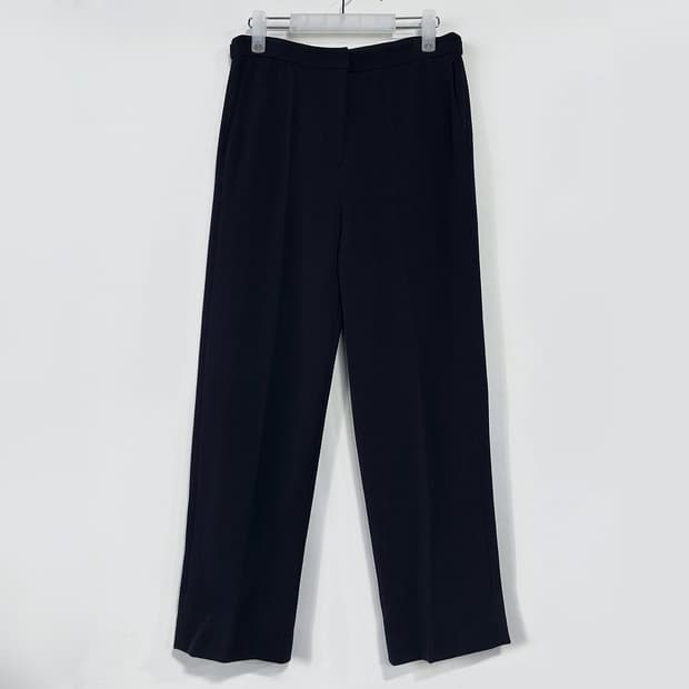 더캐시미어 사이드 벨티드 울 팬츠