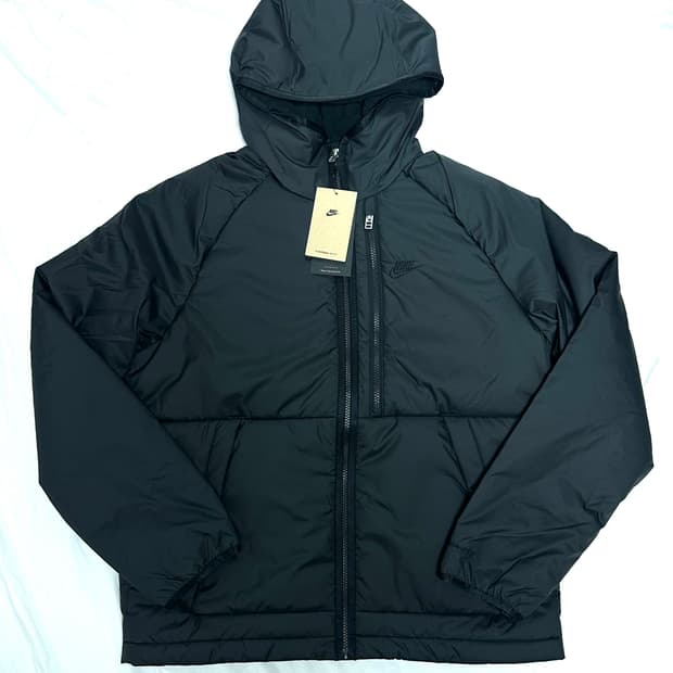 (XL) 나이키 리펠 레가시 후드 기모 경량 패딩 자켓 블랙 새제품