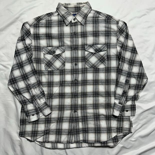 ALPHA CUBIC 체크 셔츠