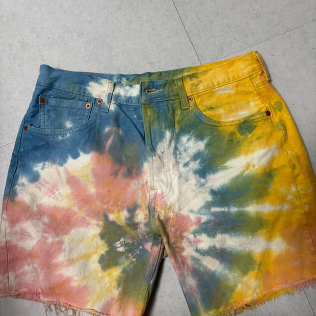 리바이스 타이다이 반바지 32