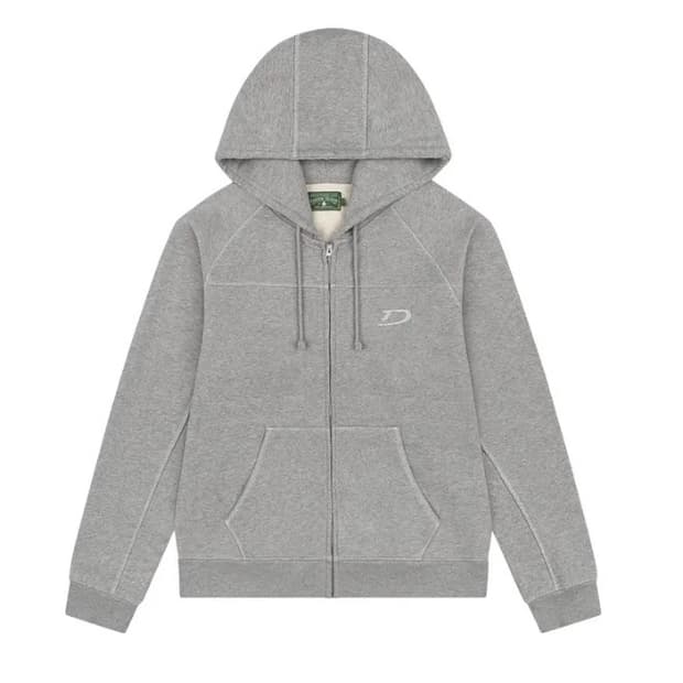 [XL] [새상품] 데님티어스 그레이 후드 집업