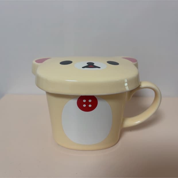 코리락쿠마 입체 머그컵