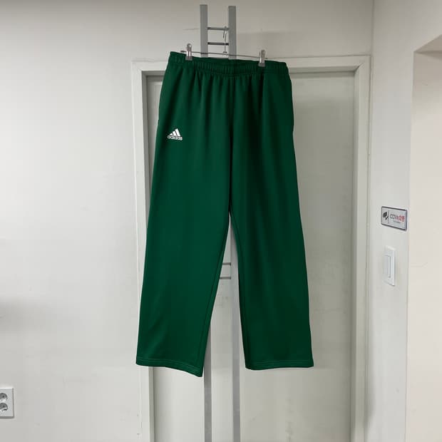 아디다스 트레이닝 팬츠 그린 M