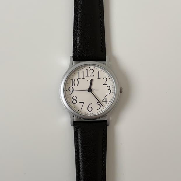 ALBA - 1990s Arabic Index Silver Quartz