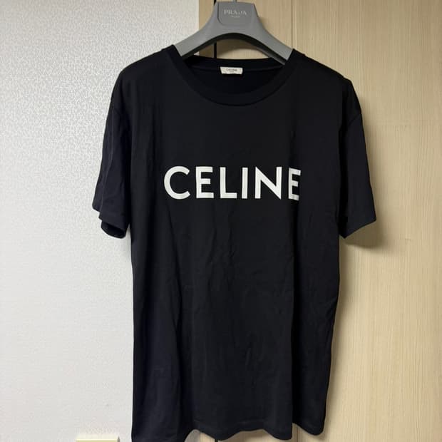 [S] 셀린느 오버핏 반팔티셔츠