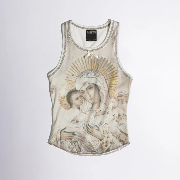 스컬프터 Maria Tear Drop Tank Top