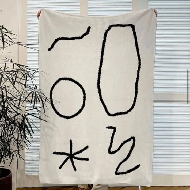 아이디어숍 니트 블랭킷