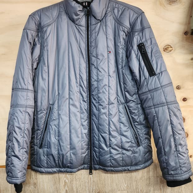 511) 타미힐피거 남성 퀼팅 장기모 패딩 점퍼