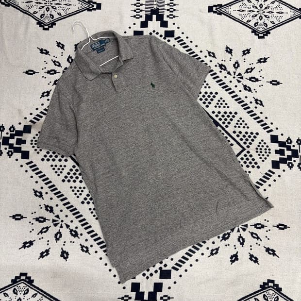 폴로 랄프로렌 커스텀핏 자수 반팔카라티 XL P00041