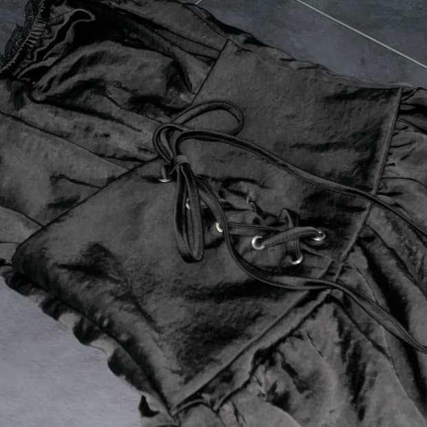 유일매물*체리퀴리 코르셋 원피스 *블랙