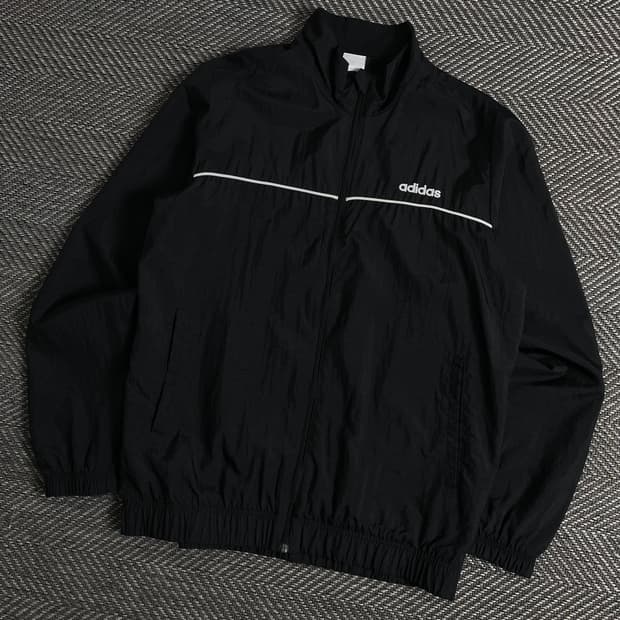 아디다스 아치로고 블랙 나일론 바람막이 자켓y 3001