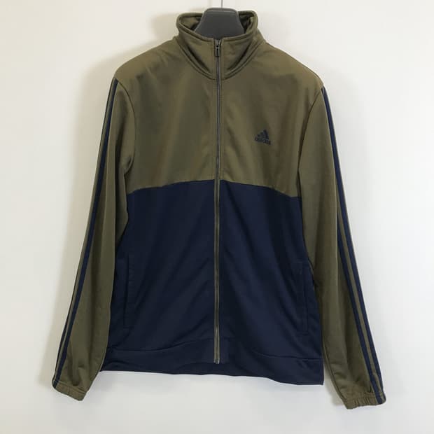 아디다스 3S 카키네이비 트랙탑 [105]