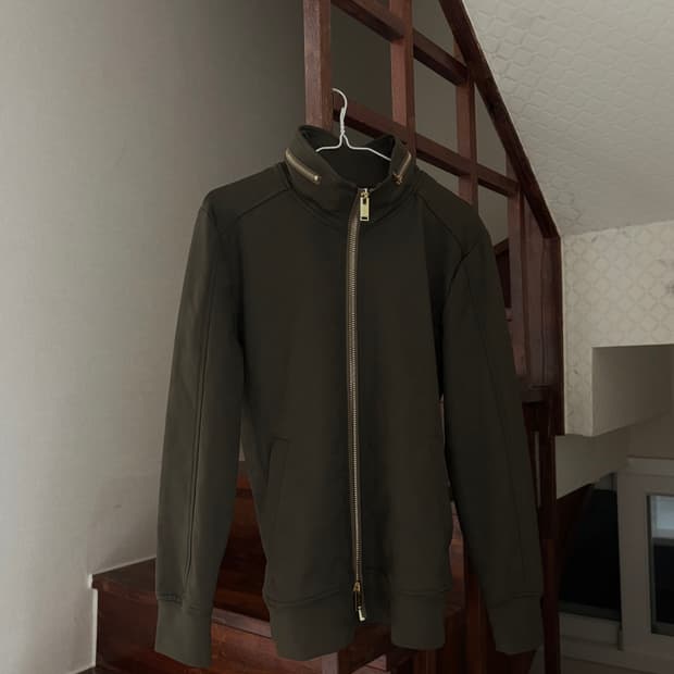 준 하시모토 슬림핏 트랙 져지 자켓