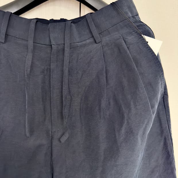 26 아프레쎄 실크 린넨 와이드 트라우져