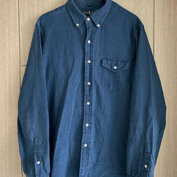 랄프로렌 인디고 옥스포드 셔츠