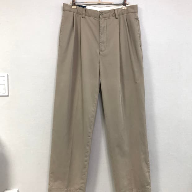 폴로 빈티지 투턱 하몬드 치노팬츠 면바지 32 _ 베이지