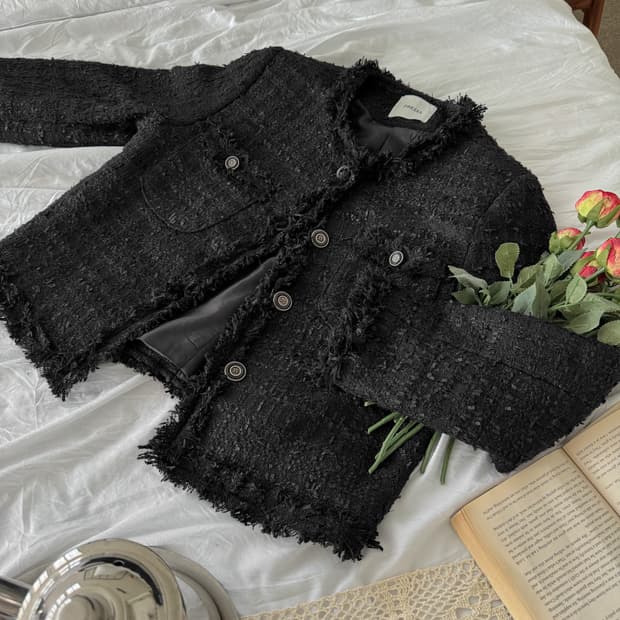 여운코리아 트위드 자켓