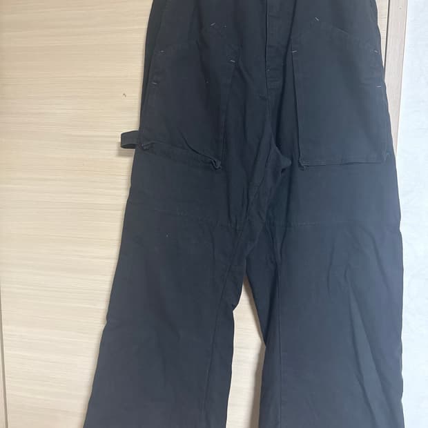 [3]폴리테루 페인터 파자마 팬츠 블랙
