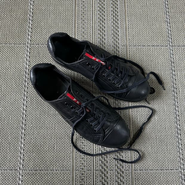 Prada Linea Rossa Black Trainers