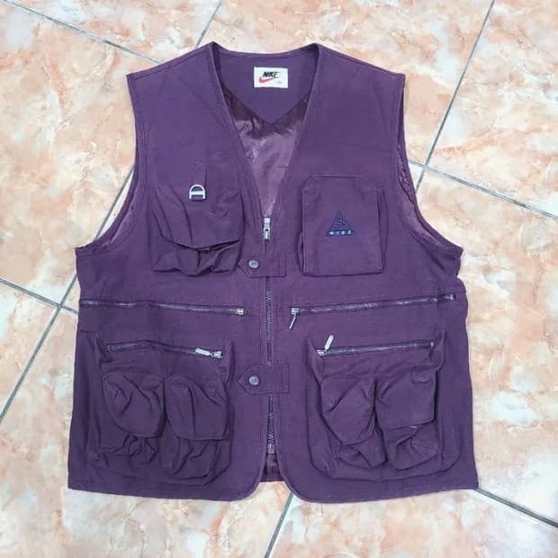 나이키 ACG 보라색 조끼