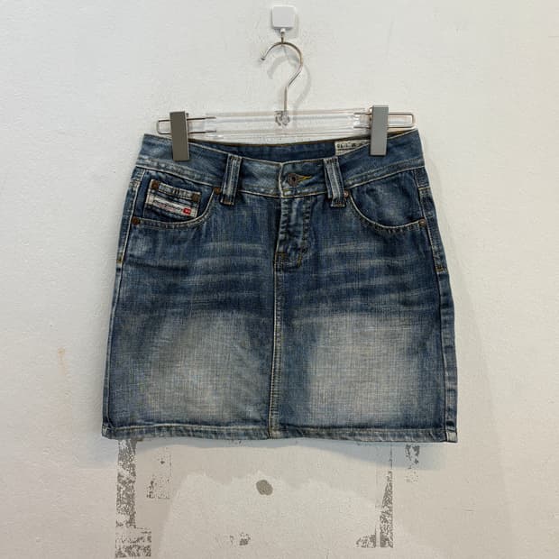 DIESEL Reckfly Special Denim Mini Skirt