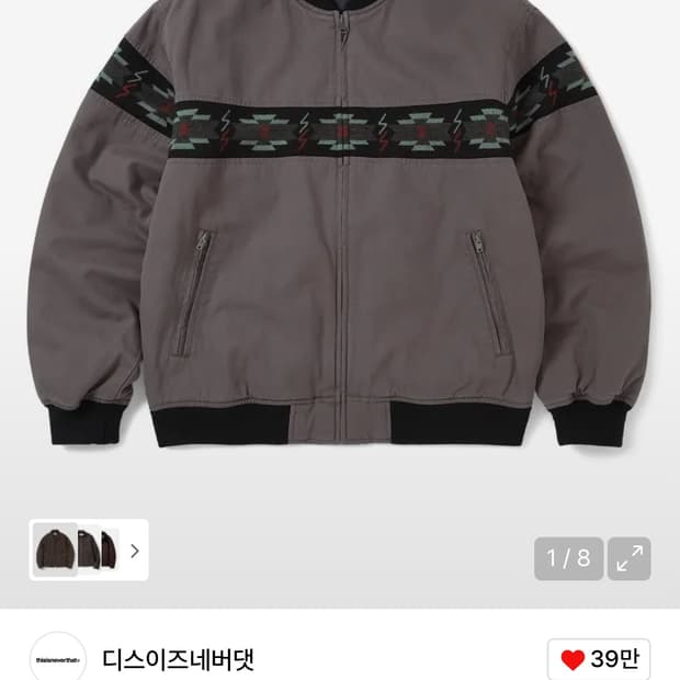 디스이즈네버댓 자켓