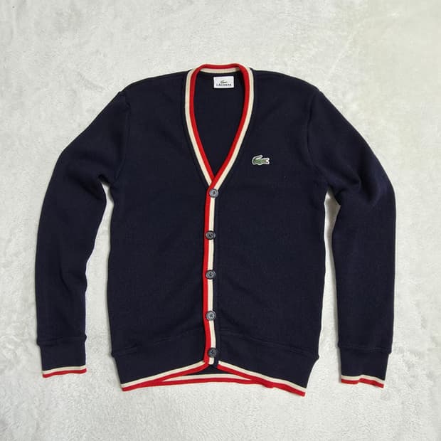 (M)여성 라코스테 빈티지 가디건
