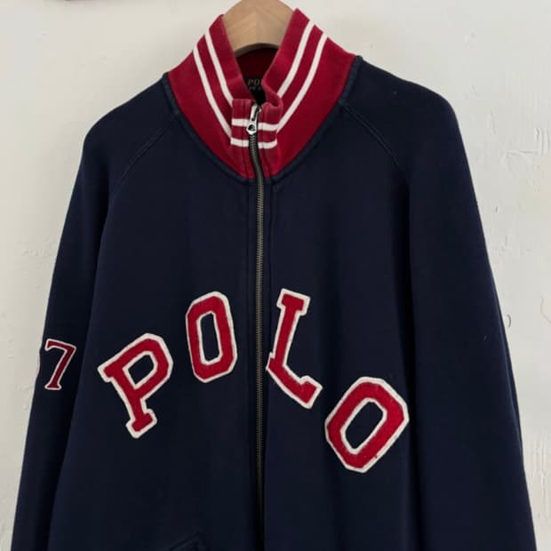 Polo 폴로 랄프로렌 신형 네이비 아치로고 풀집업