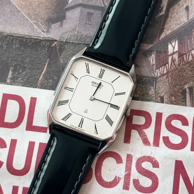세이코 Seiko 쿼츠 로만 스퀘어