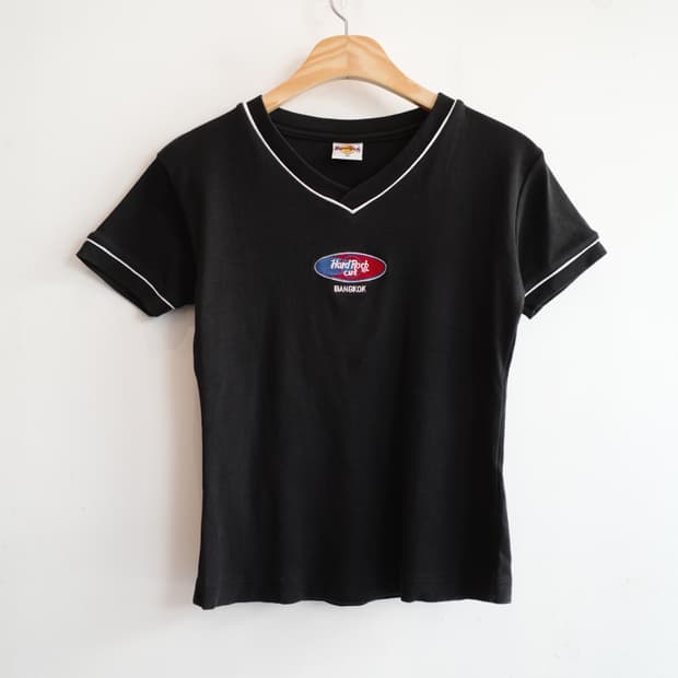 Hard Rock 하드락카페 자수 티셔츠