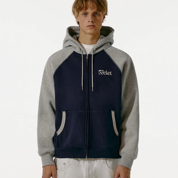 테켓 Plan Zip-Up Hoodie Navy M