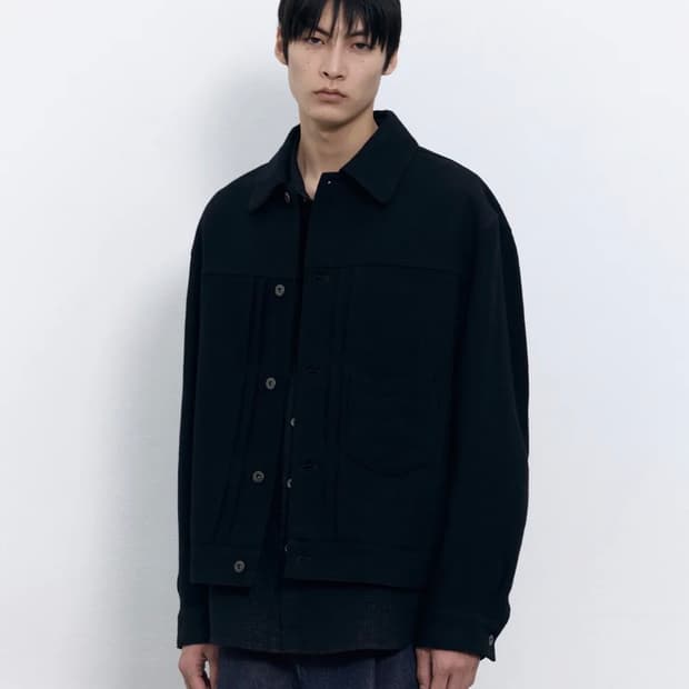 인사일런스 헴프 울 TYPE1 자켓 블랙 L