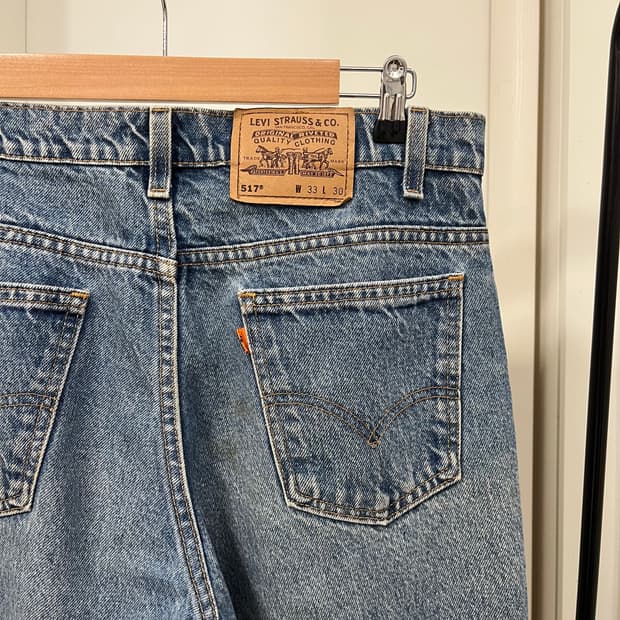 리바이스 517 오랜지탭 made in usa