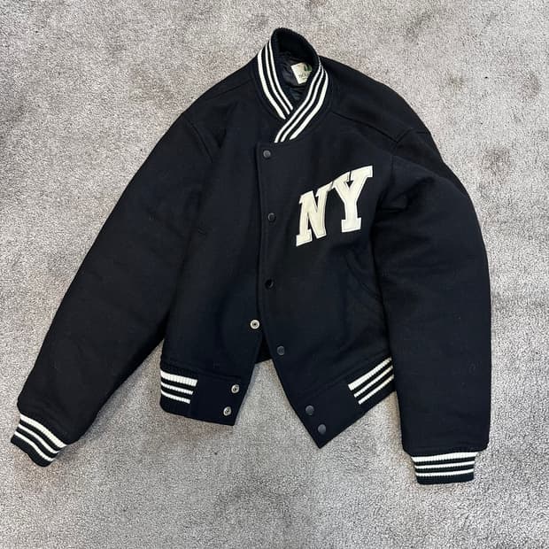 SCOQTERS JPN 뉴욕 울 바시티 자켓 L