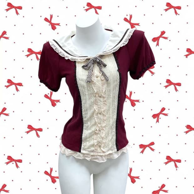  Axes femme red mori top 