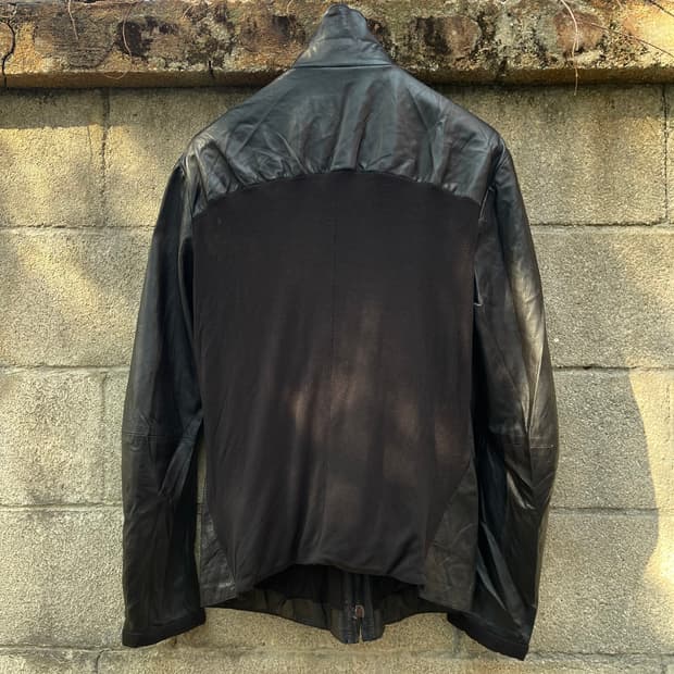 [52] SS2012 Emporio Armani Black Leather