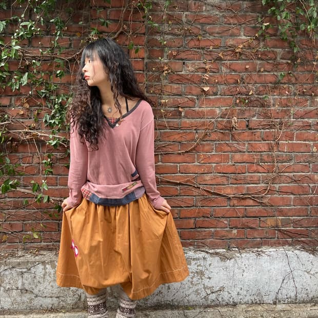 Nenet 벌룬 코튼 팬츠