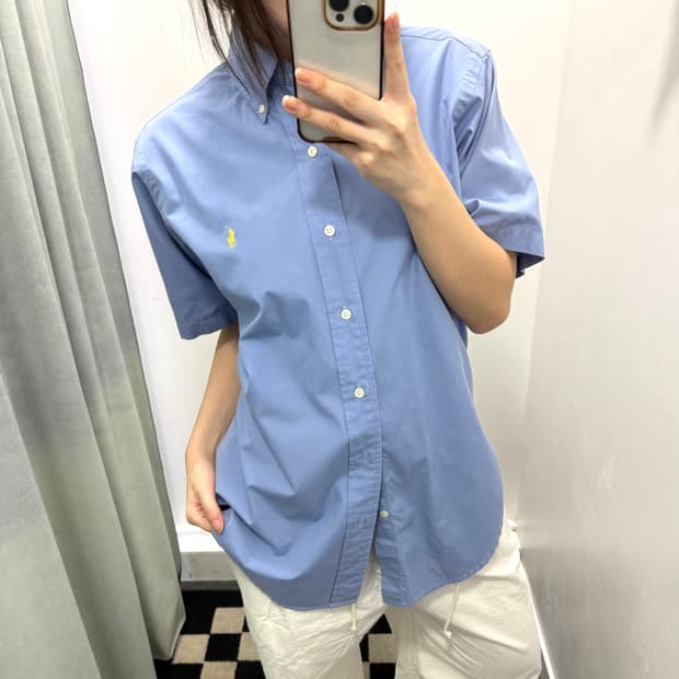 랄프로렌 블루 클래식핏 반팔셔츠