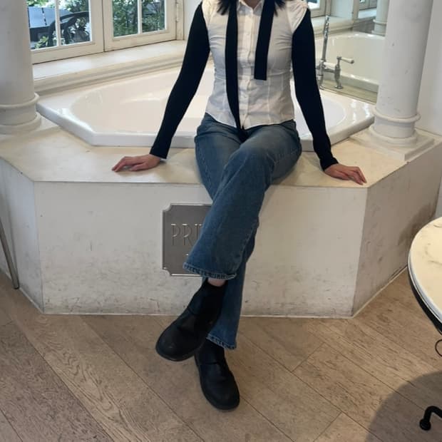 버버리 꼬임 셔츠