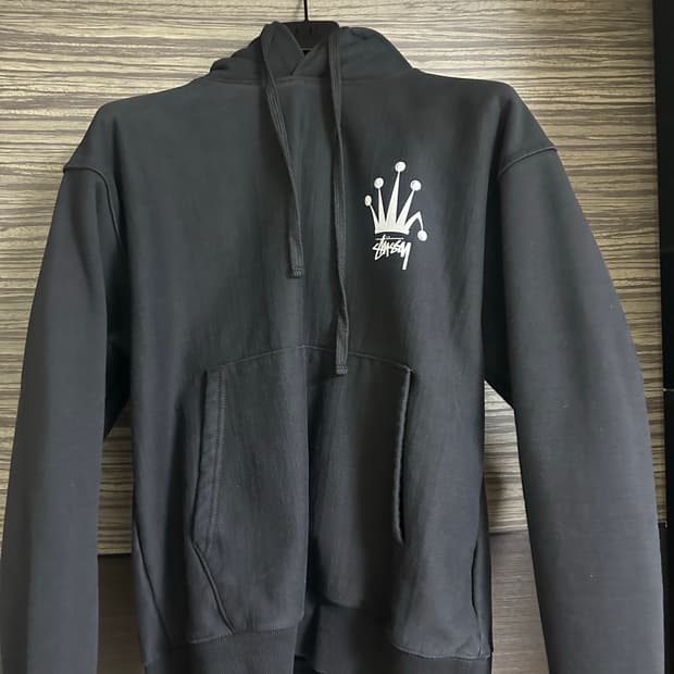 스투시 왕관 후드티