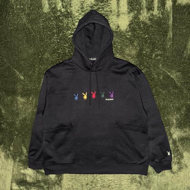 [XL] 00s VTG PLAYBOY 플레이보이 재팬 엠브로더리 후디